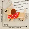 Pegatinas Bordadas Originales de Cachorro de Dibujos Animados Autoadhesivas Hechas para Usar Accesorios para Fundas de Teléfono Móvil DIY Pegatinas de Parche Accesorios para Zapatos y Sombreros Pegatinas de Tela