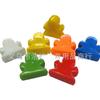 Suministro en stock 19*19 * 0.9CM piezas de ajedrez de color muñeco de plástico villano accesorios para tablero de juego juguete al por mayor
