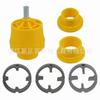 Herramienta para roscar tubos de PVC con taladro eléctrico manual, 4 puntas, 6 puntas, matriz de 1 pulgada, herramienta para roscar tubos de plástico.