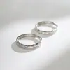 Anillo de Glaciar Dulce Erosionado de Colores para Hombres y Mujeres Pareja un Diseño de Nicho Weilan Corazón Ajustable Anillo de Amor a Larga Distancia
