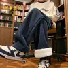 Pantalones de Lana de Cordero para Hombre Invierno Polar Engrosado Noreste Menos 40 Grados Pantalones de Algodón Pana Gruesa Pantalones Deportivos Casuales