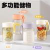Vaso de vidrio Fuguang para mujer, verano, alto valor de color, portátil, para leche, café, jugo, taza de desayuno con escala, vaso para agua, venta al por mayor, compra grupal