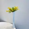 Jarrón Angosto de Vidrio Colorido Estilo Vintage Ins, Pieza Decorativa Hecha a Mano para Exportación