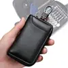 Bolsa de Chaveiro com Zíper de Grande Capacidade Casual para Homem Pendurada na Cintura Casal Carro Casa Bolsa de Chave Multifuncional 3 em 1