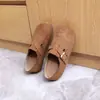 Zapatos Birkenstock Cómodos de Suela Blanda para Mujer para las Cuatro Estaciones, Zapatos Casuales Retro sin Cordones de Suela Plana, Transpirables, Antideslizantes, Versátiles