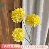 Mini Flor de Hortensia Floral Pequeña de 3 Cabezas Simulación Miniatura Hortensia Pequeña Decoración de Boda Hotel Comercio Electrónico Transfronterizo Flores Artificiales Falsas