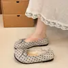 Mocasines Planos de Estilo Dulce con Lazo y Lunares, Slip-on, Suela Suave, Corte Bajo, Novedad Otoño 2026, Versátiles para Conducir