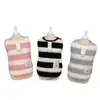 Ropa para Perros Ropa para Mascotas Corgi Pomerania Bichón Perros Pequeños Gatos Otoño e Invierno Cálido Chaleco de Terciopelo de 24 Rayas