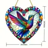 Directo de Fábrica Transfronterizo Temu Serie Mundo Animal Colección Colgantes de Disco Acrílico Coloridos Decorativos para Interiores y Exteriores