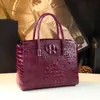 Bolso de Piel para Mujer con Patrón de Cocodrilo 2026, Bolso de Mano Moderno y Elegante para Mujeres de Mediana Edad, Bolso Grande de Hombro y Cruzado