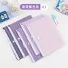 Pasta A3 Cor Degradê Livro de Armazenamento de Provas Bolsa Transparente para Documentos Porta-Arquivos Classificação de Matérias para Aluno do Ensino Fundamental Bolsa para Documentos