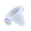 Alimentador de Taza para Insectos Rojos Anillo Alimentador Funnel para Peces Insectos Alimentador de Gusanos de Sangre Vidrio Plástico Tanque de Peces Alimentador