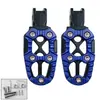 Accesorios Universales para Motocicleta y Vehículo Todoterreno Accesorios de Modificación de Aleación de Aluminio Pedal de Pie Bicicleta Eléctrica Pedal Trasero Modificado
