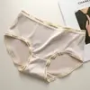 Ropa interior fina de cintura media para mujer de primavera y verano, mismo estilo que en la tienda, entrepierna antibacteriana, no aprieta, cómoda, transpirable, bragas antibacterianas para mujer