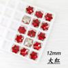 Celebridad de Internet Año Nuevo Joyería para Uñas Copo de Nieve Diamante Punta Diamante Forma Especial Estéreo Versátil Lujo Accesible Accesorios de Cristal para Uñas