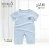 Ropa de Bebé Verano Fina Modal Sin Huesos Manga Corta para Bebés Hombres y Mujeres Ropa de Gateo para Bebés Body para Bebés Ropa de Verano