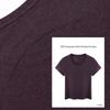 [Camiseta Transparente Cuello U] Lino Tencel Lyocell Manga Corta Mujer Nuevo Diseño Versátil Camiseta Ajustada Espalda Mujer