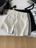 Shorts Casuais de Modal com Cordão Estilo Coreano para Mulheres, Calças Nuvem A-Line de Cintura Alta Emagrecedoras de Perna Larga para o Verão