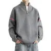 Novo Suéter Masculino com Design de Nicho Estilo Coreano 2026 Outono/Inverno High-End Versátil Solto Tendência Malha Outerwear