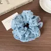 Lazo para el pelo dulce y genial estilo millennial con hilo de estrella, scrunchie grande para mujer, lazo para el pelo de alta gama, banda para el pelo estilo perezoso coreano