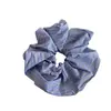 Anillo para el Cabello de Rayas Azules Simple Estilo Coreano Aro para el Cabello Estilo Universitario para Mujer Todo Fósforo Cuerda para la Cabeza de Cola de Caballo de Niña Banda de Goma con Cabeza de Bola