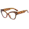 Nuevas Gafas Retro Americanas Ojo de Gato de Montura Grande Anti Luz Azul, Modernas, Disponibles en Múltiples Colores, Versátiles, Favorecedoras para un Look Natural, Gafas sin Graduación