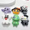 Accesorios de Joyería de Resina de Fantasma Calabaza Brillante para Halloween DIY Funda de Teléfono Móvil Accesorios para el Cabello Llavero Agujero Material para Zapatos