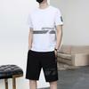 Camiseta de verano de seda de hielo de secado rápido para hombre, marca de moda, pantalones cortos holgados de manga corta, traje de baloncesto, traje deportivo para correr para hombre