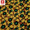 Tecido Estampado de Algodão Puro Padrão Girassol Camisas Casuais da Moda Masculina e Feminina e Tecido para Vestido Atacado em Estoque