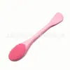 Pincel de Máscara de Silicone Pincel de Lavar o Rosto Bastão Ajustável Dupla Utilização Recebido Removedor de Maquiagem Escova de Limpeza Silicone Durável Limpeza de Poros