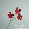Nueva Orquídea Mariposa Phalaenopsis Vanda de Tallo Alto Flor Artificial Arreglo Floral para Sala de Estar Mesa de Comedor Decoración del Hogar Flor Artificial