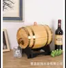 Barril de Carvalho Antigo Barril de Madeira Doméstico Barril de Vinho Tinto Tanque Interno Barril de Vinho Grelha Barril de Palha Embalagem de Vinho Barril de Armazenamento de Vinho