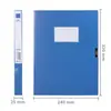 Caja de Archivo Deli 33509 Caja para Documentos A4 con Cierre Adhesivo, Caja de Plástico Espesor 25mm para Documentos de Oficina, Caja de Almacenamiento Azul