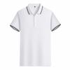 Macacão de camisa polo camiseta personalizada bordado lapela algodão palavra figura roupa de trabalho logo cultura da empresa camisa de publicidade