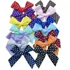 Cinta de Moño de Lunares de 2.5cm Accesorios de Decoración para Cajas de Regalo Hecho a Mano DIY Moño para Botella de Vino con Lunares