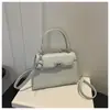 Bolso bandolera con una textura de moda y diseño sencillo, diseño de nicho para el verano 2026, bolso de hombro casual, nuevo bolso cuadrado pequeño para mujer