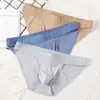 Calzoncillos para Hombre, Fibra de Bambú, Cintura Media, Corte Alto, Transpirables, Amigables con la Piel, Alta Elasticidad, Cómodos, Suaves, Ropa Interior para Hombre para Todas las Estaciones
