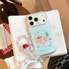 Funda de Resina Bosque Picnic Adecuada para Teléfono Apple 18Pm iPhone 16 Cubierta Completa 17 Gato y Perro de Dibujos Animados de Nicho 15 Funda Suave