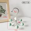 Gancho Giratório 360 graus para Guarda-Roupa para Uso Doméstico, Solução de Armazenamento Simples e Multifuncional, Gancho de Seis Garras para Uso Diário no Dormitório.