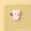 Chef Lindo Jugando con Pelota Gato Kt DIY Funda para Teléfono de Crema Accesorios de Resina Pasador Goma para el Cabello Materiales para Joyería Mayoreo