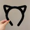 Faixa de Cabeça Orelha Orelhas de Gato Feminina Celebridade da Internet 2025 Nova Outono e Inverno Grampo de Cabelo Faixa de Cabeça Versátil Passeio Lavar o Rosto Acessórios de Cabelo