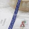 2,5 cm estrela de prata quente estrela de cinco pontas fita fio banda Bar suporte broche artesanal diy arco acessórios de cabelo material