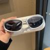 Tecnología Douyin Mismo Estilo Gafas Sencillas Retro Ins Wind Cat Eye Gafas de Sol para Mujer Red Europea y Americana Gafas de Sol para Mujer Red Wind Y2K