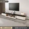 Mueble de TV para sala de estar, apartamento pequeño, lujo ligero, sensación de alta gama, uso doméstico, nuevo modelo 2025, combinación de mesa de centro con almacenamiento y mueble de TV