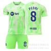 2425 Barcelona Traje de Futebol para Dois Jogadores 9 Levan 19 Yamal 20 olmo 8 Pedde 6 Garvey Traje de Camisa