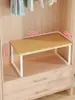 Estante de almacenamiento para armario, estante de gabinete, estante interior en gabinete, organizador de almacenamiento para microondas de escritorio, panel divisor de gabinete de cocina