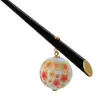 Venta directa flor color rosa cereza novia pasador de pelo acrílico accesorios para el cabello antiguos estilo japonés y coreano material paso pasador de pelo retro
