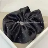 Anillo para el Pelo de Punto Satinado Perlado Dulce de Nicho, Cuerda para el Pelo de Flor de Pelo de Alta Calidad para Mujer, Cola de Caballo Baja, Cuerda para el Pelo Elegante para Todo Tipo de Peinados