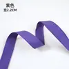 Cinta Plana Tejida de Poliéster Colorida de 2.2/3 cm para Correas de Hombro de Mochila, Ribeteado de Bordes, Cinta de Nylon, Accesorios de Vestimenta y Fileteado