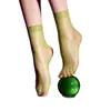 Calcetines Cortos 1D Aurora Ultra-Delgados Transparentes Sexys para Mujer, Brillantes y Suaves, Transpirables Invisibles Calcetines Negros, Set Multicolor Puro Deseo